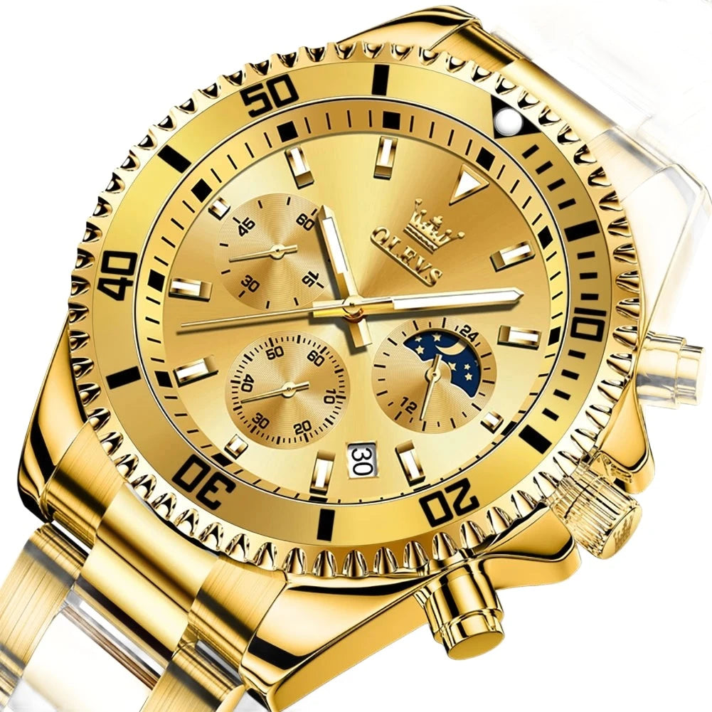 Luxury Quartz Watch by OLEVS | THE LUXURY TIME®