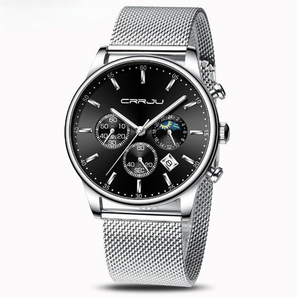 CRRJU Quartz Watch: Style & Precision